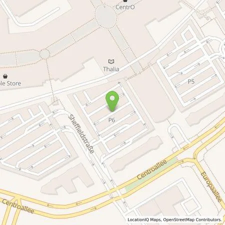 Standortübersicht der Tankstelle Energieversorgung Oberhausen AG in 46047 Oberhausen