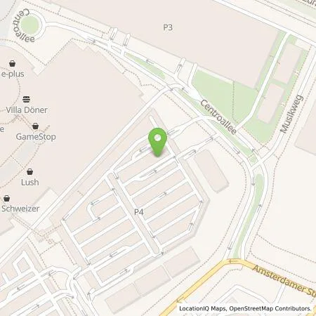 Standortübersicht der Tankstelle Energieversorgung Oberhausen AG in 46047 Oberhausen