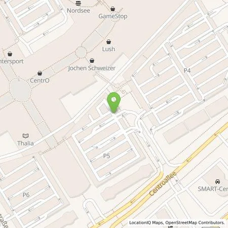 Standortübersicht der Tankstelle Energieversorgung Oberhausen AG in 46047 Oberhausen