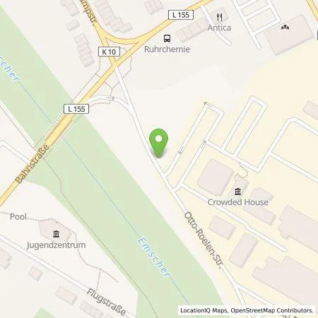 Standortübersicht der Tankstelle Energieversorgung Oberhausen AG in 46147 Oberhausen