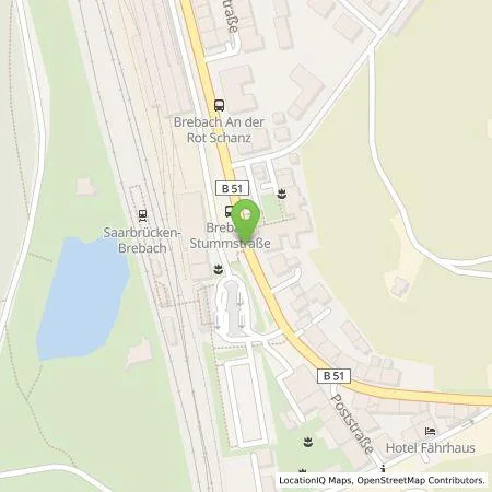 Standortübersicht der Tankstelle energis GmbH in 66130 Brebach