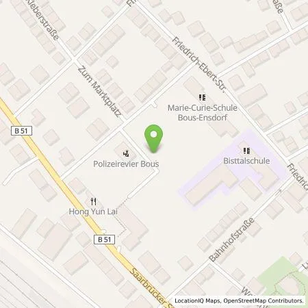 Standortübersicht der Tankstelle energis GmbH in 66359 Bous