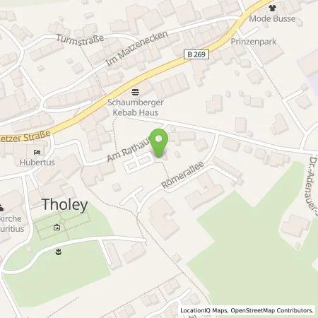 Standortübersicht der Tankstelle energis GmbH in 66636 Tholey