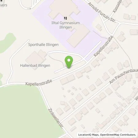 Standortübersicht der Tankstelle energis GmbH in 66557 Illingen