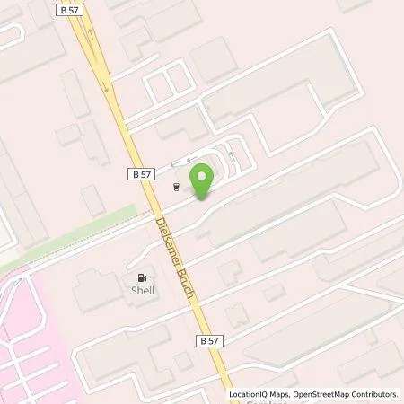 Standortübersicht der Tankstelle EWE Go GmbH in 47805 Krefeld