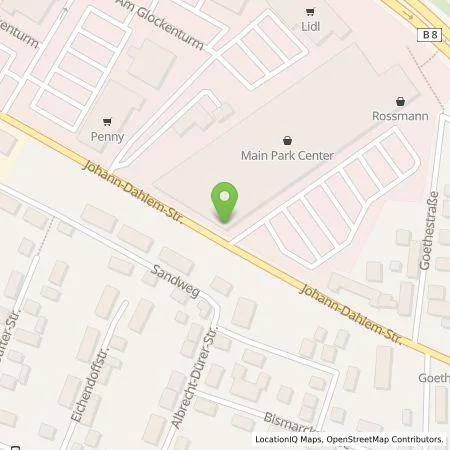 Standortübersicht der Tankstelle ALDI SÜD Immobilienverwaltungs-GmbH & Co. oHG in 63814 Mainaschaff