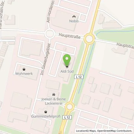 Standortübersicht der Tankstelle ALDI SÜD Immobilienverwaltungs-GmbH & Co. oHG in 52379 Langerwehe