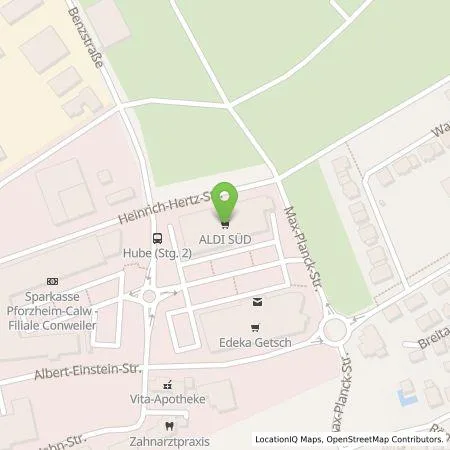 Standortübersicht der Tankstelle ALDI SÜD Immobilienverwaltungs-GmbH & Co. oHG in 75334 Straubenhardt (Conweiler)