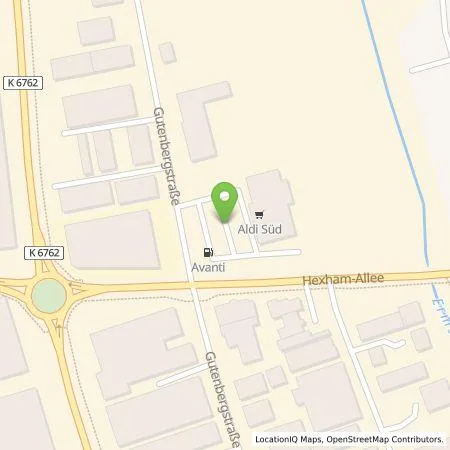 Standortübersicht der Tankstelle ALDI SÜD Immobilienverwaltungs-GmbH & Co. oHG in 72555 Metzingen