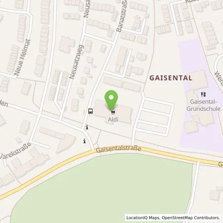 Standortübersicht der Tankstelle ALDI SÜD Immobilienverwaltungs-GmbH & Co. oHG in 88400 Biberach an der Riß