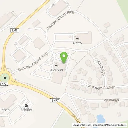 Standortübersicht der Tankstelle ALDI SÜD Immobilienverwaltungs-GmbH & Co. oHG in 53894 Mechernich