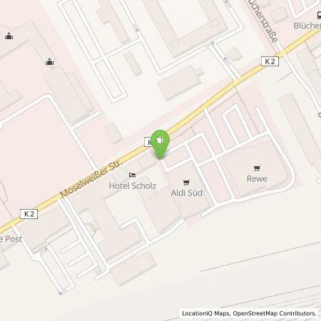 Standortübersicht der Tankstelle ALDI SÜD Immobilienverwaltungs-GmbH & Co. oHG in 56073 Koblenz