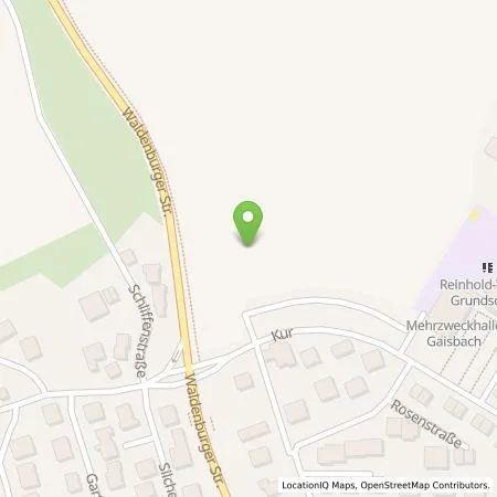 Standortübersicht der Tankstelle ALDI SÜD Immobilienverwaltungs-GmbH & Co. oHG in 74653 Künzelsau