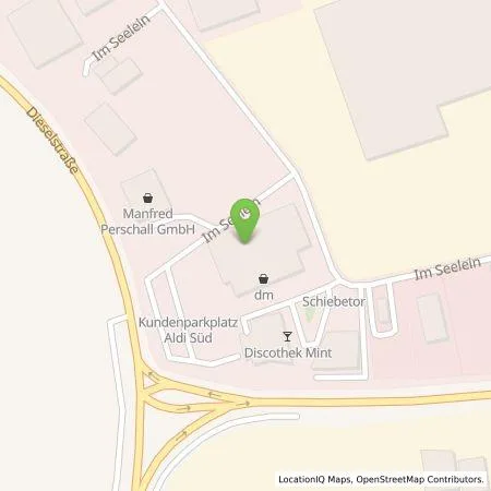 Standortübersicht der Tankstelle ALDI SÜD Immobilienverwaltungs-GmbH & Co. oHG in 97332 Volkach