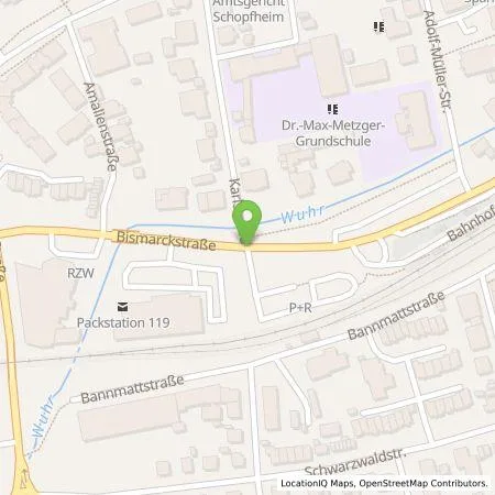 Standortübersicht der Tankstelle ALDI SÜD Immobilienverwaltungs-GmbH & Co. oHG in 79650 Schopfheim