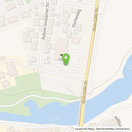 Standortübersicht der Tankstelle ALDI SÜD Immobilienverwaltungs-GmbH & Co. oHG in 84347 Pfarrkirchen