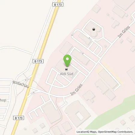 Standortübersicht der Tankstelle ALDI SÜD Immobilienverwaltungs-GmbH & Co. oHG in 96364 Marktrodach