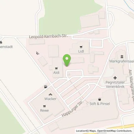Standortübersicht der Tankstelle ALDI SÜD Immobilienverwaltungs-GmbH & Co. oHG in 91224 Pommelsbrunn