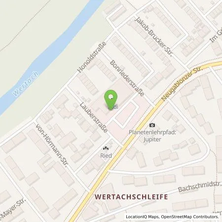 Standortübersicht der Tankstelle ALDI SÜD Immobilienverwaltungs-GmbH & Co. oHG in 87600 Kaufbeuren