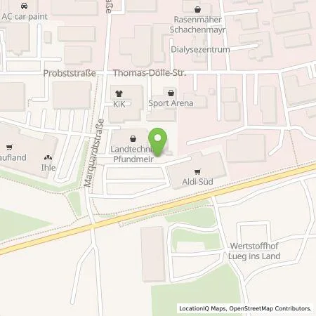 Standortübersicht der Tankstelle ALDI SÜD Immobilienverwaltungs-GmbH & Co. oHG in 86316 Friedberg