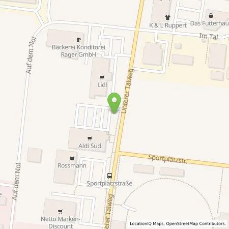 Standortübersicht der Tankstelle ALDI SÜD Immobilienverwaltungs-GmbH & Co. oHG in 86179 Augsburg