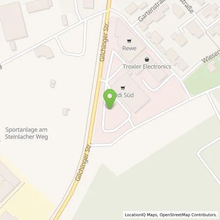 Standortübersicht der Tankstelle ALDI SÜD Immobilienverwaltungs-GmbH & Co. oHG in 82239 Alling