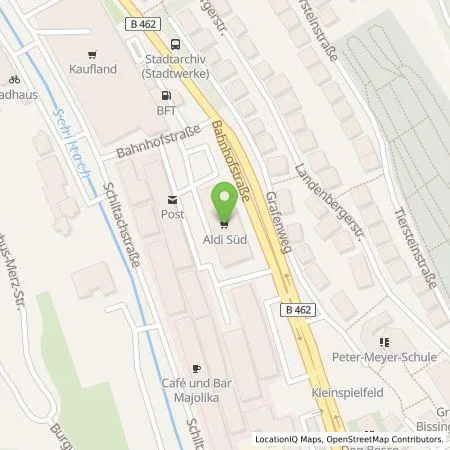Standortübersicht der Tankstelle ALDI SÜD Immobilienverwaltungs-GmbH & Co. oHG in 78713 Schramberg