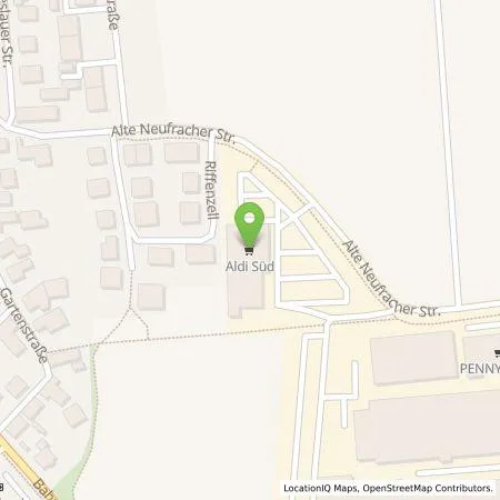 Standortübersicht der Tankstelle ALDI SÜD Immobilienverwaltungs-GmbH & Co. oHG in 88682 Salem