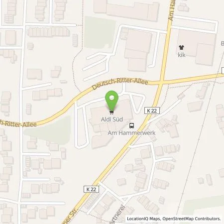 Standortübersicht der Tankstelle ALDI SÜD Immobilienverwaltungs-GmbH & Co. oHG in 41515 Grevenbroich
