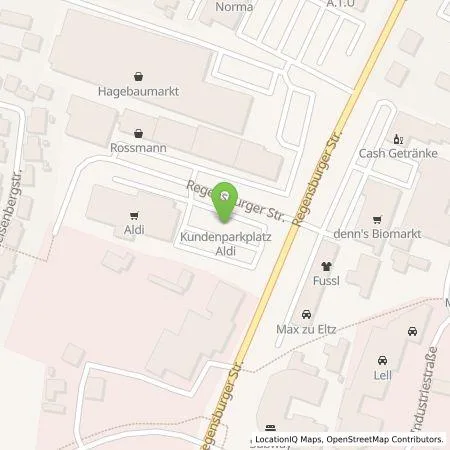 Standortübersicht der Tankstelle ALDI SÜD Immobilienverwaltungs-GmbH & Co. oHG in 92421 Schwandorf