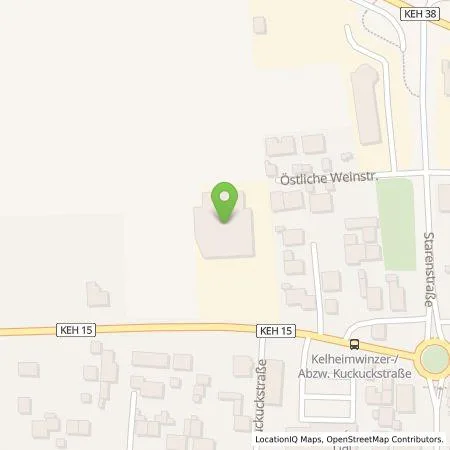 Standortübersicht der Tankstelle ALDI SÜD Immobilienverwaltungs-GmbH & Co. oHG in 93309 Kelheim