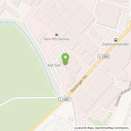 Standortübersicht der Tankstelle ALDI SÜD Immobilienverwaltungs-GmbH & Co. oHG in 72644 Oberboihingen