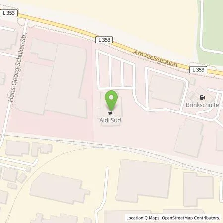 Standortübersicht der Tankstelle ALDI SÜD Immobilienverwaltungs-GmbH & Co. oHG in 40789 Monheim