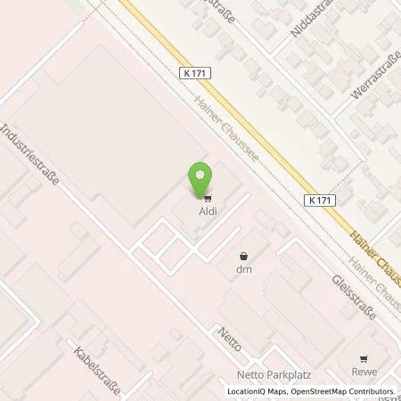 Standortübersicht der Tankstelle ALDI SÜD Immobilienverwaltungs-GmbH & Co. oHG in 63303 Dreieich