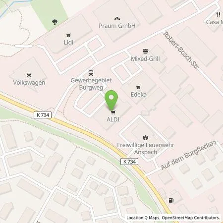 Standortübersicht der Tankstelle ALDI SÜD Immobilienverwaltungs-GmbH & Co. oHG in 61267 Neu (Ansprach)