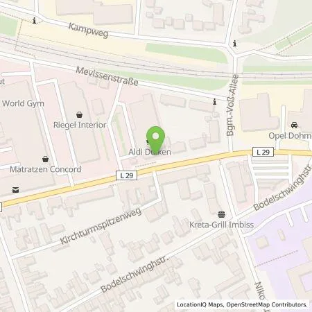 Standortübersicht der Tankstelle ALDI SÜD Immobilienverwaltungs-GmbH & Co. oHG in 41751 Viersen