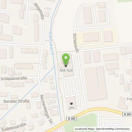 Standortübersicht der Tankstelle ALDI SÜD Immobilienverwaltungs-GmbH & Co. oHG in 83224 Grassau