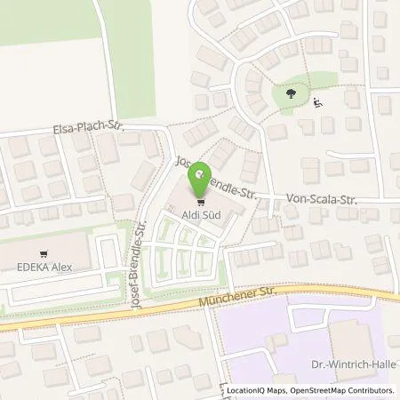 Standortübersicht der Tankstelle ALDI SÜD Immobilienverwaltungs-GmbH & Co. oHG in 85560 Ebersberg