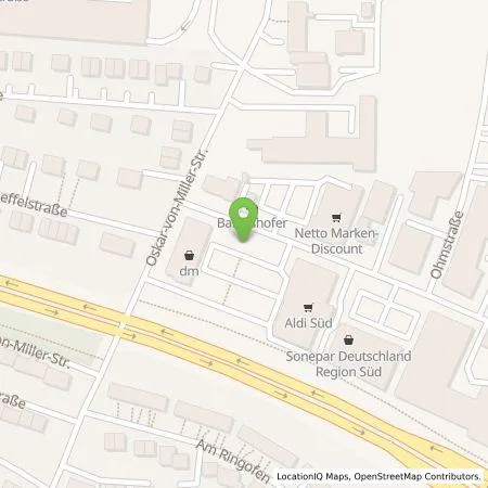 Standortübersicht der Tankstelle ALDI SÜD Immobilienverwaltungs-GmbH & Co. oHG in 86199 Augsburg