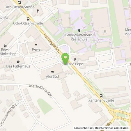 Standortübersicht der Tankstelle ALDI SÜD Immobilienverwaltungs-GmbH & Co. oHG in 47441 Moers