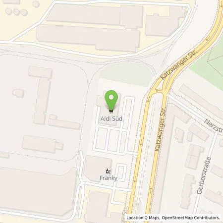 Standortübersicht der Tankstelle ALDI SÜD Immobilienverwaltungs-GmbH & Co. oHG in 90461 Nürnberg