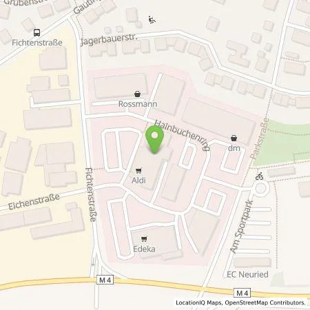 Standortübersicht der Tankstelle ALDI SÜD Immobilienverwaltungs-GmbH & Co. oHG in 82061 Neuried