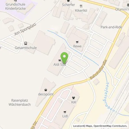 Standortübersicht der Tankstelle ALDI SÜD Immobilienverwaltungs-GmbH & Co. oHG in 63607 Wächtersbach