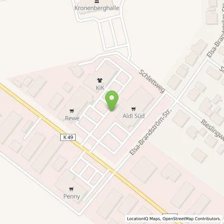 Standortübersicht der Tankstelle ALDI SÜD Immobilienverwaltungs-GmbH & Co. oHG in 55559 Bretzenheim