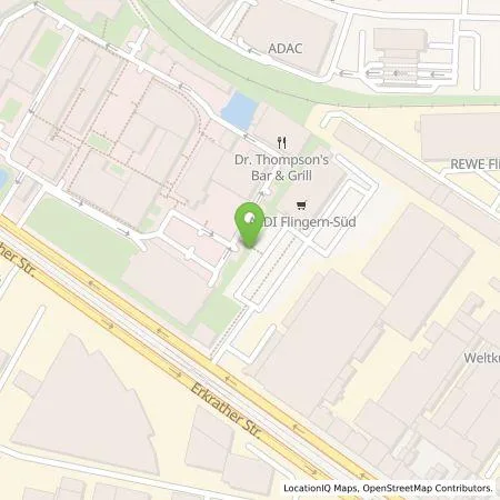 Standortübersicht der Tankstelle ALDI SÜD Immobilienverwaltungs-GmbH & Co. oHG in 40233 Düsseldorf