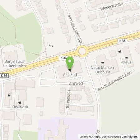 Standortübersicht der Tankstelle ALDI SÜD Immobilienverwaltungs-GmbH & Co. oHG in 41540 Dormagen