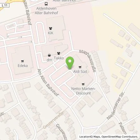 Standortübersicht der Tankstelle ALDI SÜD Immobilienverwaltungs-GmbH & Co. oHG in 52457 Aldenhoven