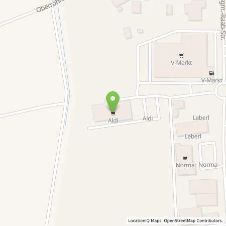 Standortübersicht der Tankstelle ALDI SÜD Immobilienverwaltungs-GmbH & Co. oHG in 86470 Thannhausen