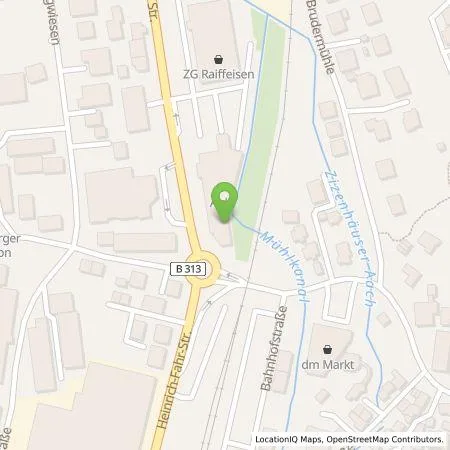 Standortübersicht der Tankstelle ALDI SÜD Immobilienverwaltungs-GmbH & Co. oHG in 78333 Stockach