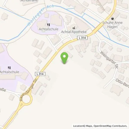 Standortübersicht der Tankstelle ALDI SÜD Immobilienverwaltungs-GmbH & Co. oHG in 88255 Baienfurt